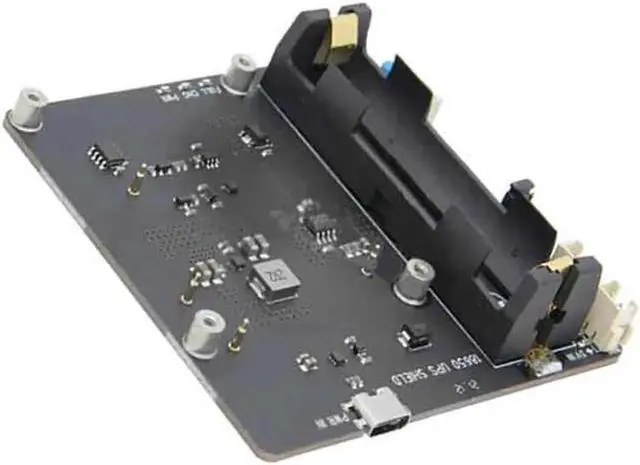 Alt view image 3 of 6 - Aomoproing 18650 Lithium Battery UPS Expansion Board X703 V1.2 Uninterruptible Power Supply Module for Raspberry Pi 4B