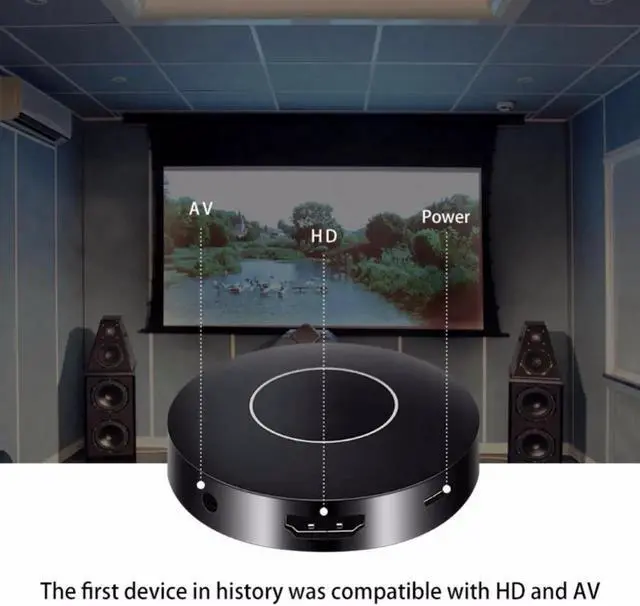 Main image of WiFi Display Dongle Receiver Black 1080P HD TV Stick Airplay Media Streamer Adapter Media for Android IOS TV