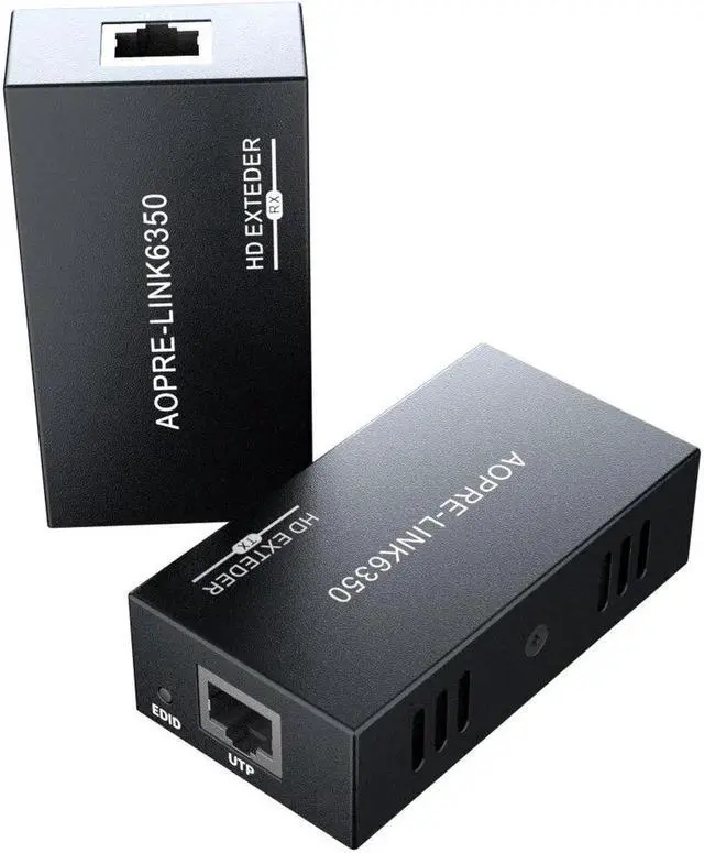 Alt view image 5 of 6 - Audio Video Converter For PC Ps5 TV Monitor HDMI KVM extender 60M over cat5/6 ethernet cable 1080P hdmi 4k cable