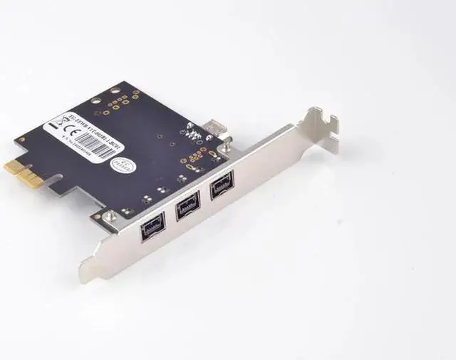 Alt view image 5 of 5 - PCI-E to 1 Port Internal 1394a + 3 Ports External 1394b FireWire Controller Card