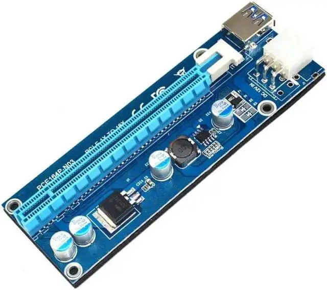 Main image of 30cm USB 3.0 PCI-E Riser Card PCI Express 1X Extender Adapter SATA 15Pin to 6Pin Power Supply Cable for BTC Mining