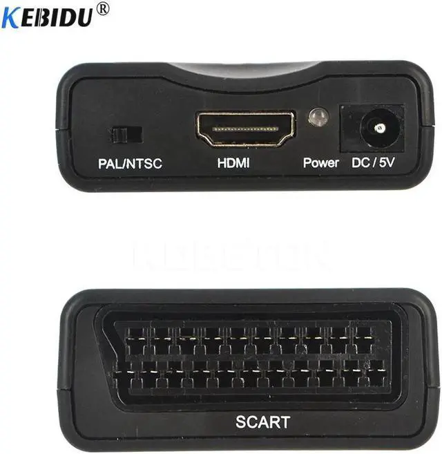 Alt view image 2 of 5 - est HDMI To Scart Converter AV Splitter signal adapter HD Receiver Scaler Box for TV Support HDMI 1080p