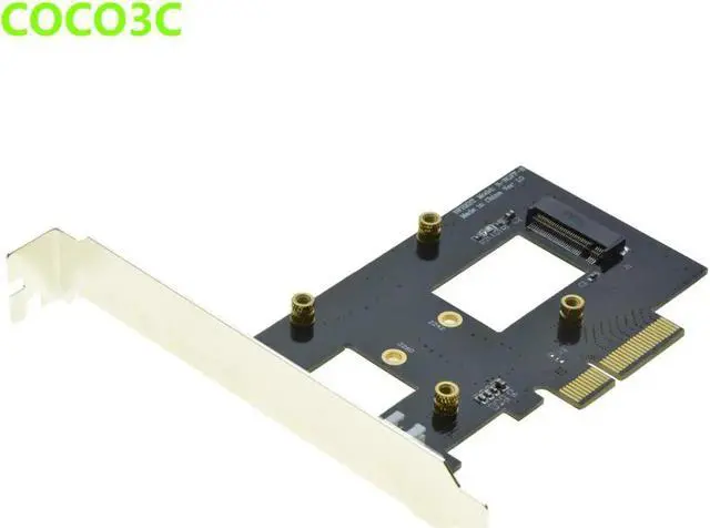 Alt view image 4 of 6 - Aomoproing PCI-e 4x to M Key NGFF SSD Adapter for SAMSUNG 950 PRO XP941 PM951 M.2 PCIe 3.0 SSD Desktop Ultra Speed Predator Fan Cooler Kit