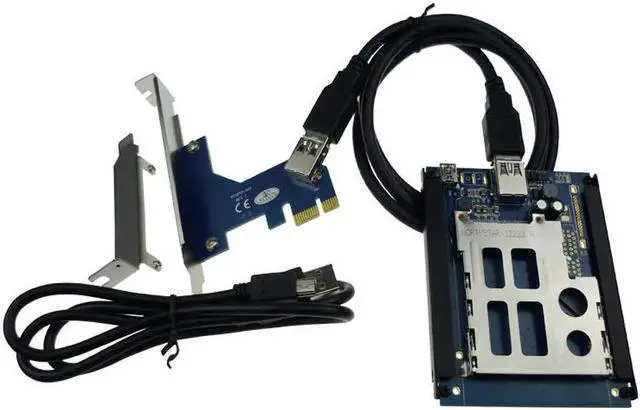 Alt view image 5 of 5 - PCI Express to Express Card socket support Express Card/34 ExpressCard/54 cards