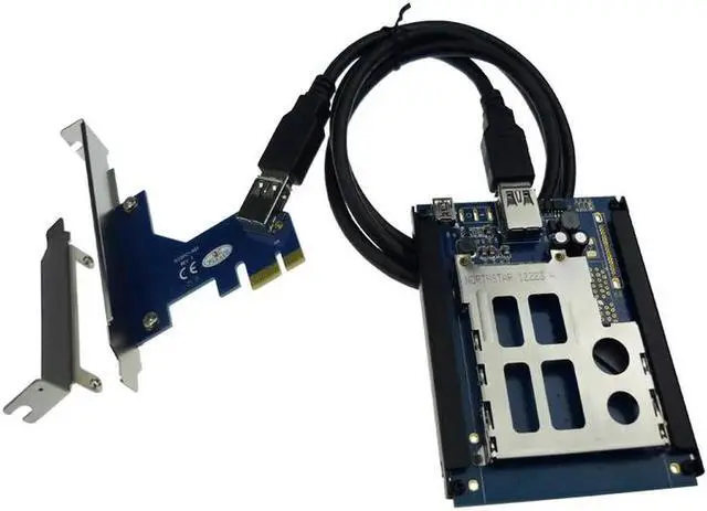 Alt view image 4 of 5 - PCI Express to Express Card socket support Express Card/34 ExpressCard/54 cards