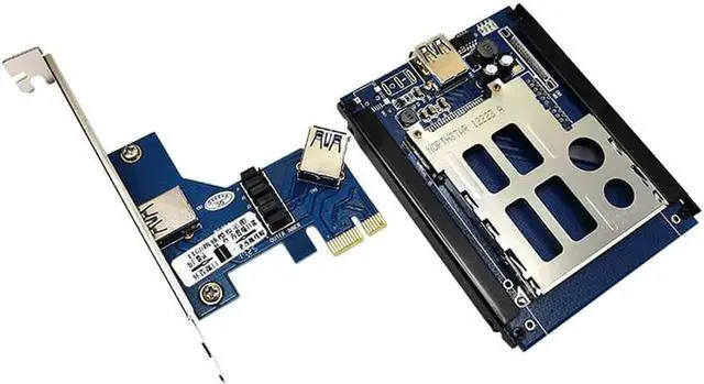 Alt view image 2 of 4 - Aomoproing PCI Express to Express Card socket support Express Card/34 ExpressCard/54 cards