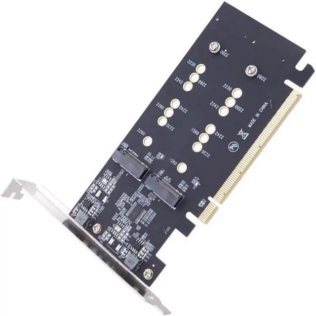 Alt view image 4 of 6 - Aomoproing PCI Express Riser Card x8 to x16 Left Slot Adapter For 1U Servers