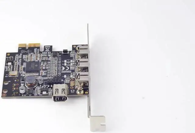 Alt view image 3 of 5 - PCI-E to 1 Port Internal 1394a + 3 Ports External 1394b FireWire Controller Card