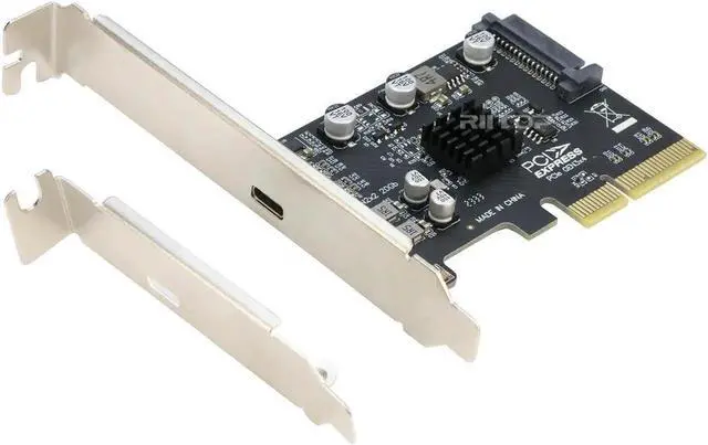 Main image of 20Gbps PCIe USB C Card - USB 3.2 Gen 2x2 (20Gbps) USB-C SuperSpeed PCI Express 3.0 x4 Host Controller Card - USB Type-C PCIe Add-On Adapter Card - Expansion Card, For Windows & Linux