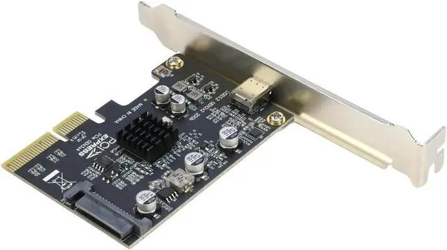 Alt view image 5 of 7 - 20Gbps PCIe USB C Card - USB 3.2 Gen 2x2 (20Gbps) USB-C SuperSpeed PCI Express 3.0 x4 Host Controller Card - USB Type-C PCIe Add-On Adapter Card - Expansion Card, For Windows & Linux