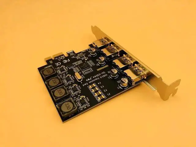 Alt view image 4 of 6 - USB 3.0 4Port PCI E Card USB3.0 HUB PCI Exprss PCI E to USB 3.0 Expansion Card Adapter 5Gbps For Desktop Computer Components