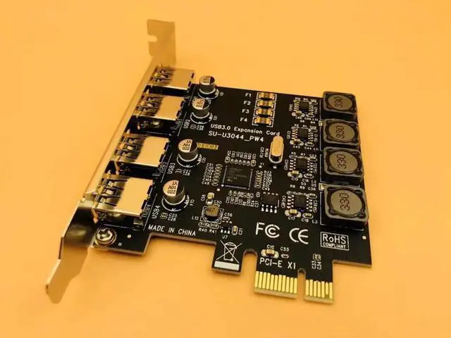 Main image of USB 3.0 4Port PCI E Card USB3.0 HUB PCI Exprss PCI E to USB 3.0 Expansion Card Adapter 5Gbps For Desktop Computer Components