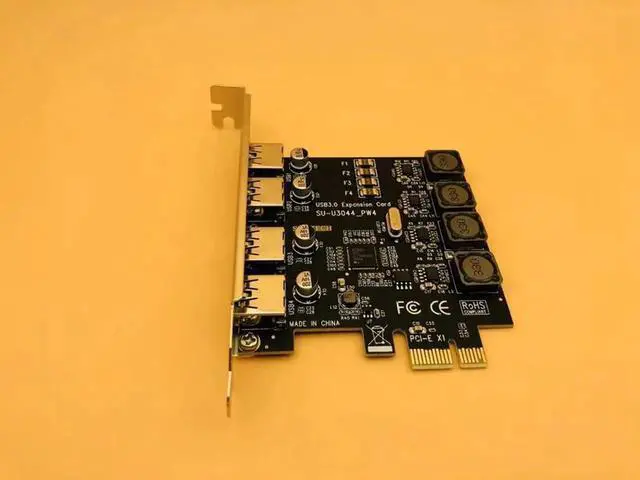 Alt view image 2 of 6 - USB 3.0 4Port PCI E Card USB3.0 HUB PCI Exprss PCI E to USB 3.0 Expansion Card Adapter 5Gbps For Desktop Computer Components