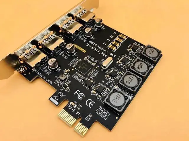 Alt view image 3 of 6 - USB 3.0 4Port PCI E Card USB3.0 HUB PCI Exprss PCI E to USB 3.0 Expansion Card Adapter 5Gbps For Desktop Computer Components