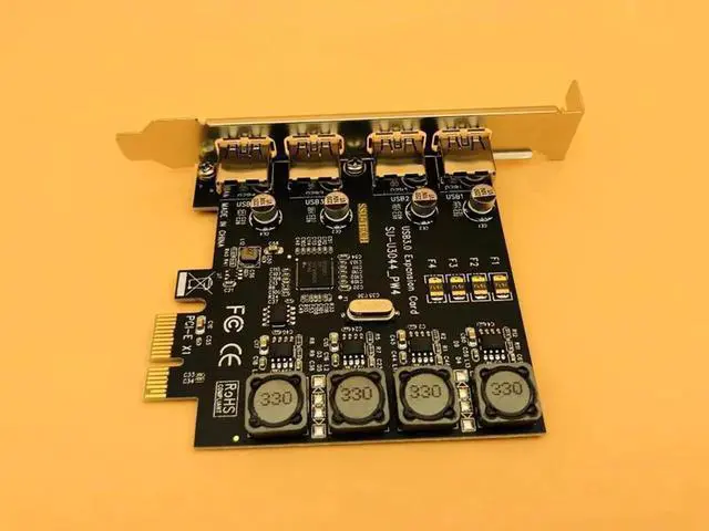 Alt view image 5 of 6 - USB 3.0 4Port PCI E Card USB3.0 HUB PCI Exprss PCI E to USB 3.0 Expansion Card Adapter 5Gbps For Desktop Computer Components