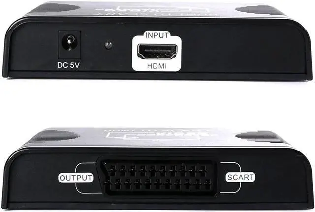 Alt view image 6 of 6 - 1080P HD HDMI to Scart Converter HDMI input + Scart output Audio Splitter Adapter for Blue Ray DVD STB SKY TV