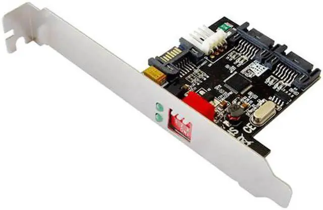 Main image of Aomoproing SATA II 2 Port sata2.0 Multiplier (PM) Bracket Mounting RAID 0,1,JBOD Dual Channel Hard Disk Accelerator Card auto smart raid