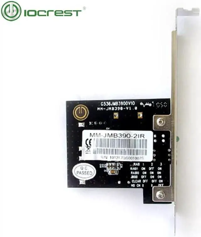Alt view image 6 of 6 - Aomoproing 1:2 (2x1) Internal SATA II Port Multiplier (PM), Bracket Mounting, RAID 0, 1, JBOD