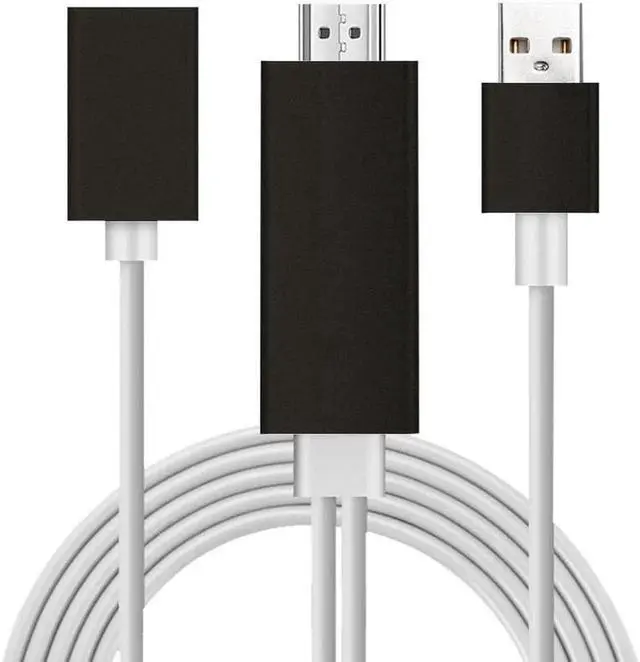 Alt view image 2 of 6 - HDMI Cable For Samsung Galaxy S8 / Iphone 7 7 Plus Note 7 Huawei Micro USB To HDMI Cable MHL Adapter HDTV TV Connector