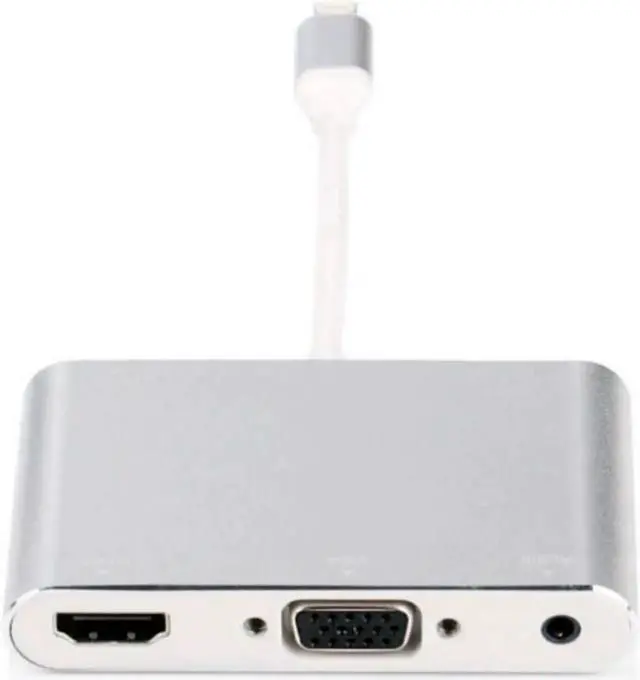 Main image of For Lightning to HDMI VGA Jack Audio TV Adapter Cable For iPhone X iPhone 8 7 7 Plus 6 6S For iPad