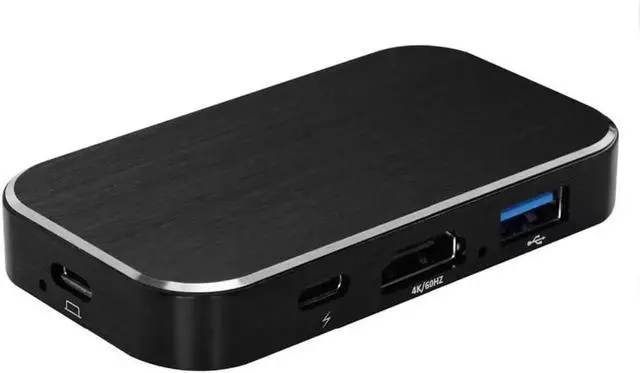 Alt view image 4 of 6 - 5-in-1 USB-C to HDMI 2.0 4K Hub adapter Thunderbolt 3 Type-C to HDMI 4K Hub for Macbook pro Dell XPS 13 NS Switch Galaxy S8