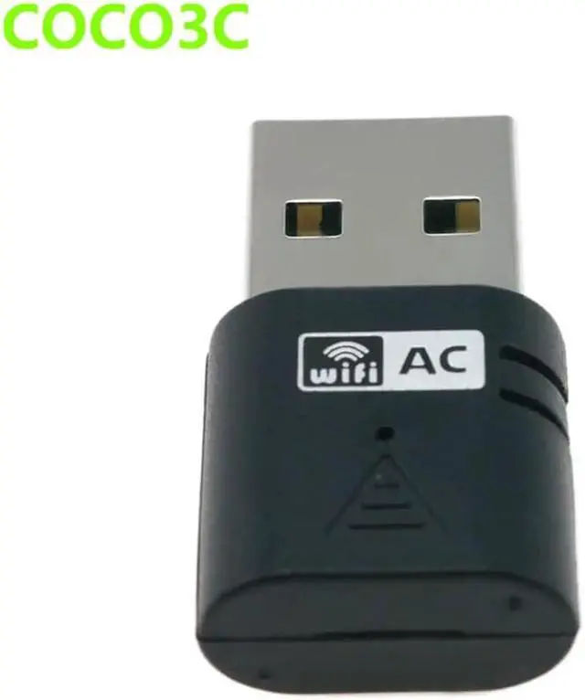 Alt view image 2 of 6 - Aomoproing AC 600Mbps WIFI Dual Band Dongle USB Wi Fi Adapter 2.4G+5GHz Antenna Wi-Fi 802.11ac/b/g/n Wireless-N Gigabit Speed Network Card