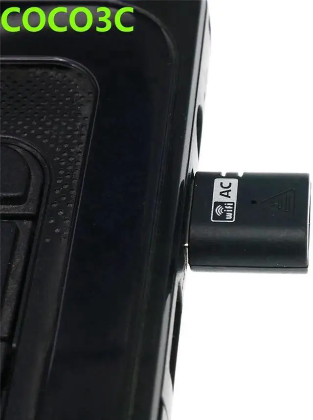 Alt view image 3 of 6 - Aomoproing AC 600Mbps WIFI Dual Band Dongle USB Wi Fi Adapter 2.4G+5GHz Antenna Wi-Fi 802.11ac/b/g/n Wireless-N Gigabit Speed Network Card
