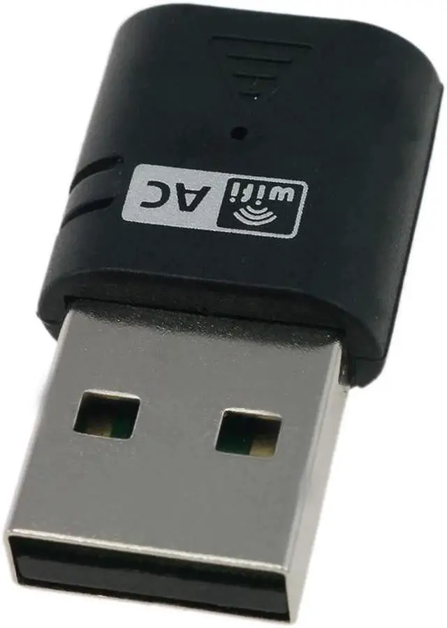 Alt view image 4 of 6 - Aomoproing AC 600Mbps WIFI Dual Band Dongle USB Wi Fi Adapter 2.4G+5GHz Antenna Wi-Fi 802.11ac/b/g/n Wireless-N Gigabit Speed Network Card