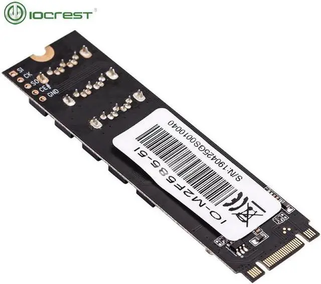 Alt view image 4 of 4 - Aomoproing M.2 (PCIe 3.0) to 5 Ports SATA III 6G SSD Adapter with SATAIII Cable support UEFI