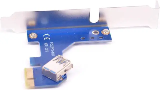 Alt view image 5 of 5 - Aomoproing Converter PCIe x1 x4 x8 x16 to Dual PCI slots adapter, pci express to 2 pci card