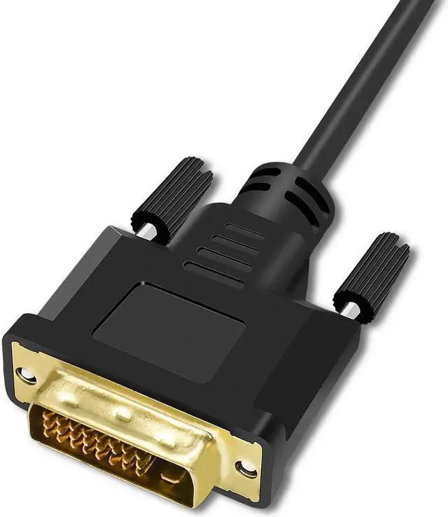 Alt view image 4 of 6 - 10Pcs DVI-D DVI To VGA Converter Adapter Video Cable 24+1 25Pin DVI-D To VGA 15Pin Active 1080P For Projector TV PS3 PC