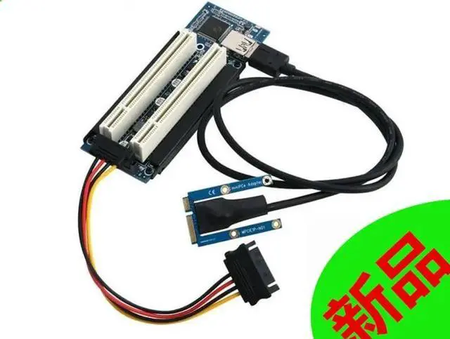 Alt view image 2 of 5 - mini pci-e to pci Riser Card Industrial Control Motherboard Mpcie to pci slot Expansion Cards External Acquisition Card Adapter