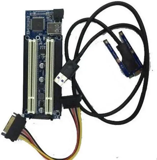 Alt view image 4 of 5 - mini pci-e to pci Riser Card Industrial Control Motherboard Mpcie to pci slot Expansion Cards External Acquisition Card Adapter