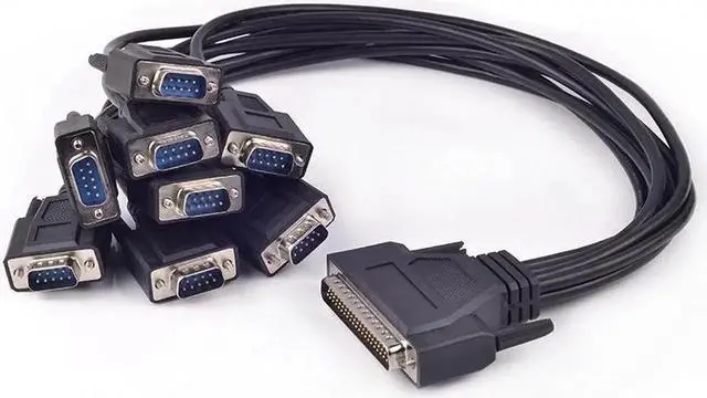 Alt view image 3 of 4 - PCI-e PCI express to 8 Serial RS232 Ports PCI E Multi I/O Card with Fan-out Cable Chip SystemBase