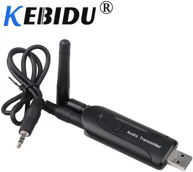 Main image of 3.5mm Jack Audio Double-decoding Transmitter Bluetooth 4.0 Adapter Wireless Audio Transmitter for TV PC Aptx