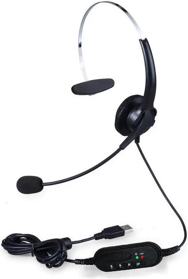 Main image of Aomoproing USB Call Center Headset with Microphone for Computer Desktop USB Connection SKYPE earphone headphone