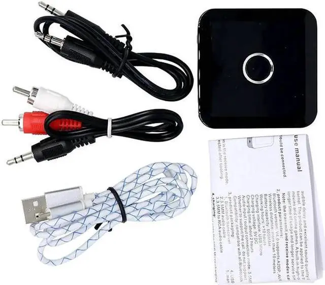 Alt view image 4 of 4 - 2 in 1 Bluetooth 4.0 Transmitter Receiver A2DP Stereo Audio Music 3.5mm Jack Adapter for Tablet TV PC