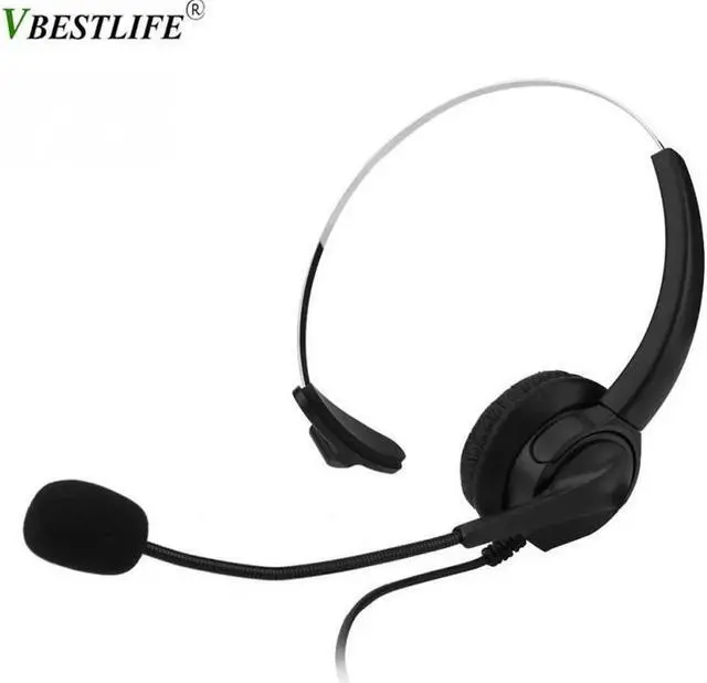 Main image of Aomoproing 2.5mm Telephone Headset Call Center Operator Monaural Headphone Customer Service Ordinary Landline Voice Call Chat Headphones