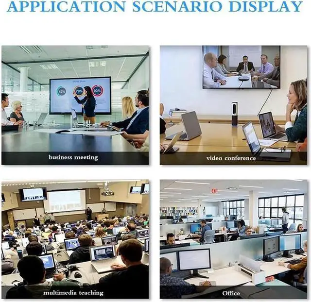 Alt view image 4 of 5 - KVM Switch 4 Port 4K USB Switch KVM VGA Switcher Splitter Box for Sharing Printer Keyboard Mouse KVM Switch HDMI USB Hub