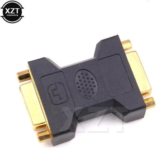 Alt view image 4 of 4 - est 10pcs/lot DVI 24+5 Female to Female DVI Connector Adapter Converter Gold Plated for computer HD TV LCD TV projectors