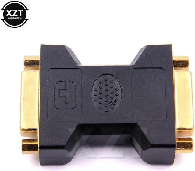 Alt view image 2 of 4 - est 10pcs/lot DVI 24+5 Female to Female DVI Connector Adapter Converter Gold Plated for computer HD TV LCD TV projectors