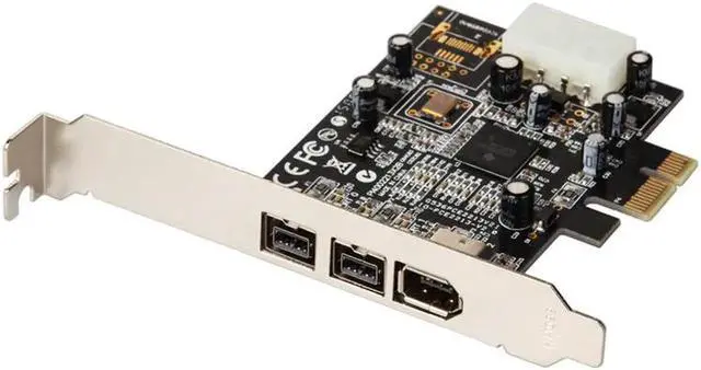 Main image of PCIE To IEEE 1394 Adapter Card PCI Express 3 Port Firewire 800 1394B & 1394A Pcie 1.1 X1 Card TI XIO2213B Chipset