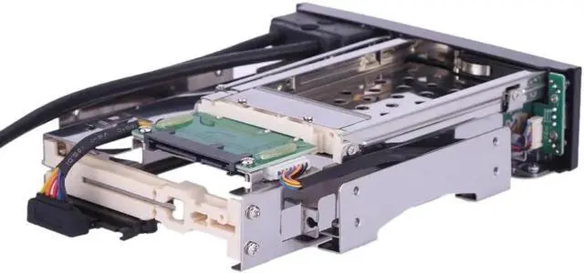 Alt view image 4 of 7 - Dual Bay 3.5" + 2.5" Inch SATA III Hard Drive HDD & SSD Tray Caddy Internal Mobile Rack Enclosure Docking Station with USB 3.0 Port Hot Swap