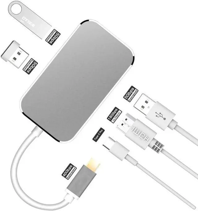 Main image of USB Type C To HDMI 1.4 USB 3.0 Adapter USB 3.0 Type-C Adapter 4K HDMI Digital AV Multiport Adapter USB-C HUB Adapter For MacBook