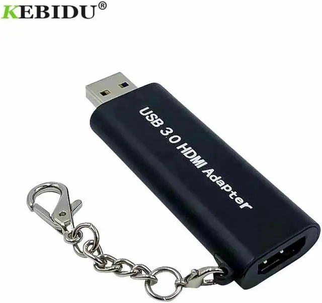 Alt view image 2 of 6 - Portable USB 3.0 to HDMI Converter Mini Keychain 1920 * 1080 HD Adapter for Windows 7 8 9 for Mac PC Wholesales