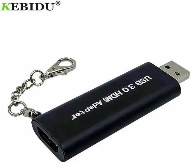 Alt view image 6 of 6 - Portable USB 3.0 to HDMI Converter Mini Keychain 1920 * 1080 HD Adapter for Windows 7 8 9 for Mac PC Wholesales
