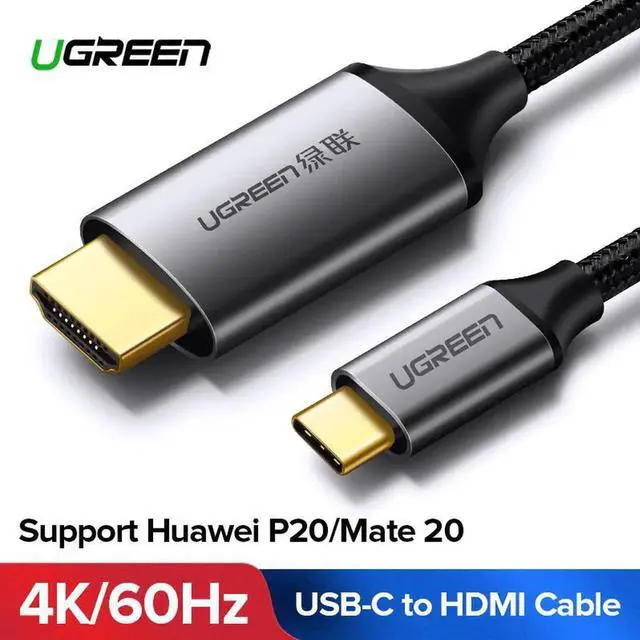 Main image of USB C HDMI Cable Type C to HDMI Thunderbolt 3 for MacBook Samsung Galaxy S9/S8 Huawei Mate 20 P20 Pro USB-C HDMI Adapter