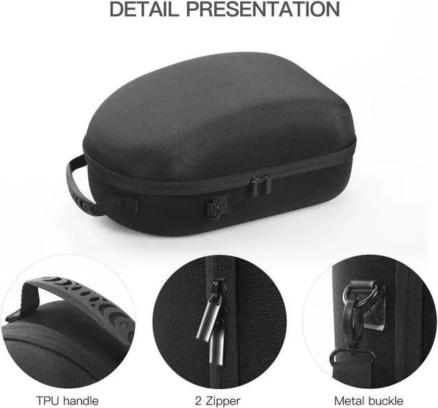 Alt view image 2 of 7 - Travel Carrying Case for Quest 3 VR Glasses Gaming Headset Controllers