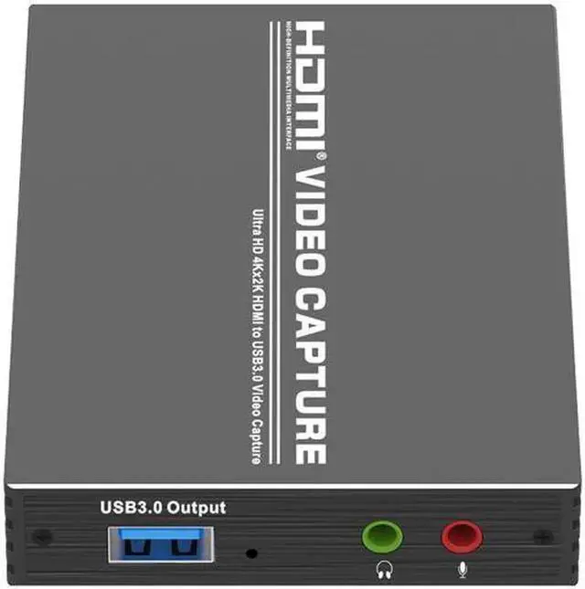 Alt view image 6 of 7 - 2.0 to USB3.0 Video Capture Card Dongle (Input 4K@60Hz MAX/Output 1080P@60Hz Max) with HDMI Stereo Audio Loopout for WiiU,Xbox 360/One,PS4,HDMI Camera,Game streaming, Video Conferencing,Live