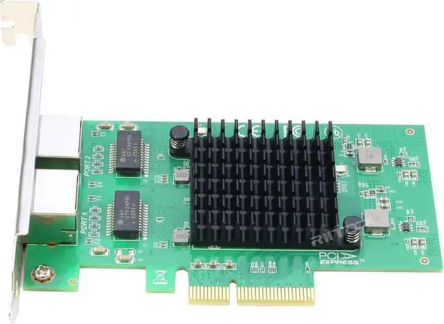 Alt view image 2 of 7 - Dual Port 2.5Gb Network Card Adapter with Intel I226 2500/1000/100Mbps PCI Express X4 Gigabit Ethernet NIC Card RJ45 LAN Controller for Windows 10/11 with Low Profile Bracket